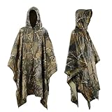 Infreecs Regenjacke Regenponcho Wasserdichter, 3 in 1 Zelt Campingdecke Regenjacken, Unisex...