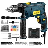 ENVENTOR 900W Schlagbohrmaschine, Elektrische Bohrmaschine mit 36 ​​Stück Zubehör, 2-in-1...