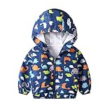 JinBei Jacke Baby Junge Kinder Dinosaurier Jacken Kapuzen Sweatjacke Kapuzenjacke Cartoon Jungen...