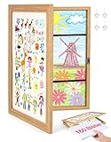 Joyshare A4 Bilderrahmen Kinderzeichnungen holz - Bilderrahmen Wechseln Kinderzeichnungen 24x33x3 cm...