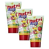 3er Pack Putzi Die Zahncreme fr Kinder Erdbeere (3 x 50 ml) Kinderzahncreme, Kinderzahnpasta,...