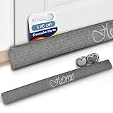 Beautissu Zugluftstopper 120 cm lang Tuuli - 1,2 kg Windstopper als Türvorleger, Haustür Rolle und...