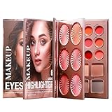 Lidschatten-Palette – Langlebiges Reise-Make-up-Set, Hochpigmentierte Augen-Make-up-Palette |...