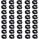 AWJUWHBJ 40 Stück Wandmontierte Angelrutenhalter, Angelruten-Clips, Organizer für Garage, Billard,...