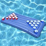 Faburo Aufblasbare Luftmatratze, 155x76x13cm Aufblasbares Pool Poog Matratze, Floating Foldable...