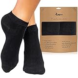 lampox Sneaker Bambussocken - 6 Paar - Atmungsaktiv - Komfortbund - Geruchshemmend -...