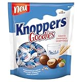 Knoppers Goodies - 1 x 180g - knusprige Waffelkugeln, gefüllt mit leckerer Milch- und Nougatcreme,...