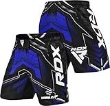 RDX MMA Shorts Sporthose Herren Kurz, IMMAF Boxen Trainingshose Männer, Kickboxen Muay Thai Boxing...