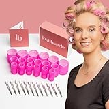 loui bouclé ® – Lockenwickler Set Standard mit Klammern [30 Stück - 18 Lockenwickler & 12...