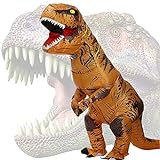 JASHKE Aufblasbare T-rex Kostüme Aufblasbare Dinosaurier Kostüm Erwachsene Tyrannosaurus Rex Anzug...
