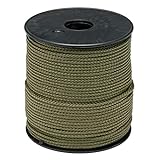 Flandria 412 K Spule Seil, aus Polypropylen, geflochten, Ø 3 mm, ± 100 m, khaki