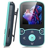 AGPTEK MP3 Player Bluetooth 5.3 Sport 32GB mit 1,5 Zoll TFT Farbbildschirm, Mini Musik mit Clip,...