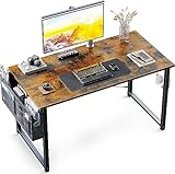 ODK Klein Schreibtisch,100×48×74cm Computertisch Bürotisch mit Kopfhörer Halter und...