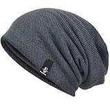 VECRY Herren Baumwolle Mütze Strickmützen Slouch Beanie Schädel Cap Winter Sommer Hüte...