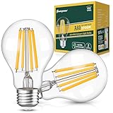 Genixgreen E27 LED Glühbirne A60 806 Lumen Classic A Energieeffizienz Edison LED Filament Lampen...