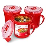 Sistema Microwave Suppentasse, mittelgroß | mikrowellenfeste Frischhaltedose | 656 ml | BPA-frei |...