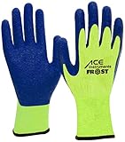 ACE Winter-Arbeitshandschuhe Frost – 3 x Thermohandschuhe für Handhabung, Kälteschutz im Freien,...