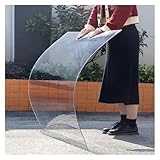 Qulamrdk Transparente Polycarbonat-Dachplatte, Wetterfest Stegplatten Ersatzplatten Acrylglas...