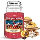 Yankee Candle Scented Candle | Christmas Eve Large Jar Candle | Long Burning Candles: bis zu 150...