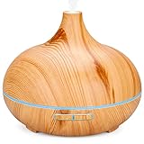 500ml Aroma Diffuser, Diffusoren für ätherische Öle, Aromatherapie-Diffusoren mit 7 LED-Leuchten,...