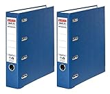 Doppelpack Herlitz 10842276 Doppelordner maX.file protect A4 blau FSC Mixed (2 Stück, blau)