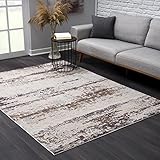 RUG BRANCH Vogue Abstrakter Teppich für den Innenbereich, modern, für Wohnzimmer, Schlafzimmer,...