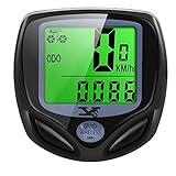 DINOKA Fahrradcomputer Digital, Drahtlos Fahrradtacho, Wasserdicht Kabellos Kilometerzähler mit...