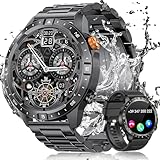 DEKELIFE Smartwatch Herren mit Telefonfunktion, 1,43' AMOLED Always-On Display Armbanduhr, 70+...