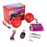 Motorrad-Alarm-Soundsystem mit Blinklicht, 100 Hz Bis 6 KHz, MP3-Radio, Stereo-Lautsprecher für...