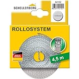 Schellenberg 44102 Gurt für Rollo Breite 14 mm, System Mini, Grau, 4.5 m