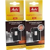 NaschLager Reinigungstabs kompatibel mit Melitta Kaffeevollautomat 2er Set Perfect Clean Tabs (8...