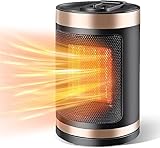 Space Heater Portable, 750/1500W Electric Fan Heater Energy Efficient, Heater for Home Slient, Room...