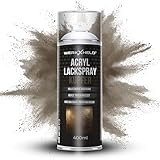 WerkXheld Sprühlack 400ml - Hochwertiges Lackspray Kupfer Metallic, Vielseitig anwendbar auf Holz,...