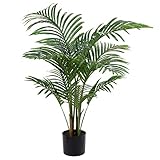 Künstliche Pflanzen Kunstpalme Kunstpflanze Groß Palme Kunstbaum Tropische Aesthetic Deko...