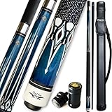 TaiBA Billardstock mit 1 x 1 Hülle, 13 mm Spitze, 147,3 cm, Hartholz, kanadischer Ahorn,...