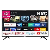 HKC HV42F1 Fernseher 42 Zoll (106 cm) Smart TV mit mit Netflix, Prime Video, Rakuten TV, DAZN,...