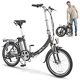 aktivelo Alu Elektro Faltrad Sport,E Bike Elektrofahrrad 20',250W/36V/8,8Ah, wartungsfreier...