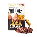 Wild West Beef Jerky, 300g Honey BBQ Rindfleisch, Beef Jerky high Protein Trockenfleisch, Protein...