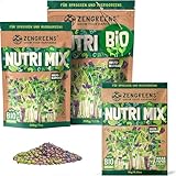 ZenGreens® - Bio Nutri Sprossensamen Mischung 200g - Nutri Mix Sprossensamen Mischung - Sprossen...