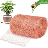 POWZOO Schneckenschutz,12.7cm x 9m,Kupferband Gegen Schnecken Hochbeet,Kupferdraht Gegen...