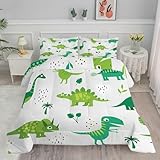 Linfye Bettdecke 200x200 cm GrüNer Dinosaurier Ganzjahresdecke 4 Jahreszeiten Bettdecke Ohne Bezug...