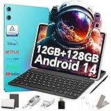 TECLAST P30 CASE Tablet 10 Zoll Android 14 Tablet PC mit Tastatur 10-Teiliges Set, 12GB RAM+128GB...