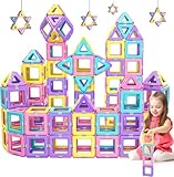 COOLJOIN Magnetische Bausteine, Magnetbausteine Spielzeug ab 2 Jahre, Magnetspiel Geschenk Mädchen...
