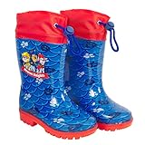 PERLETTI Paw Patrol Gummistiefel Kinder Kleinkind - Jungen Regenstiefel Marshall Chase Rubble Helfer...