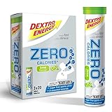 Dextro Energy Zero Calories - 3x20 (3er Pack) - Limette - mit ELEKTROLYTEN - Mineralstoff Tabletten...