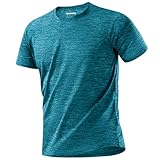 MAGCOMSEN Funktionsshirt Herren Sportshirt Kurzarm Trainingsshirt Atmungsaktiv Laufshirt Wandershirt...