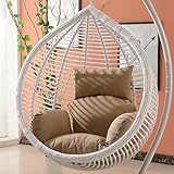 Weiches, abnehmbares Hängesesselkissen – dickes, waschbares Terrassen- und Gartenkissen für...