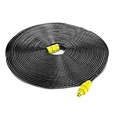 Baricus Sprühschlauch 20 m mit Schnellanschlüssen nach EU-Norm – 13 mm (½ Zoll) – robuster...