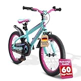 BIKESTAR Kinderfahrrad 18 Zoll für Mädchen und Jungen ab 5 Jahre | Kinderrad Urban Jungle |...