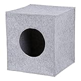 Trixie 36313 Kuschelhöhle Anton für Regal, 33 × 33 × 37 cm, grau